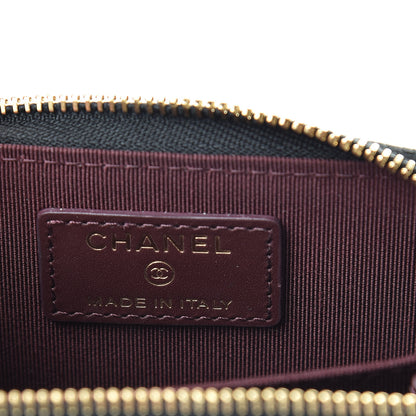 Chanel Caviar Quilted Zip Coin Purse Black 6 of 9