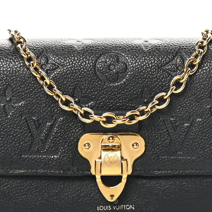 Louis Vuitton Empreinte Vavin Chain Wallet Black 7 of 7
