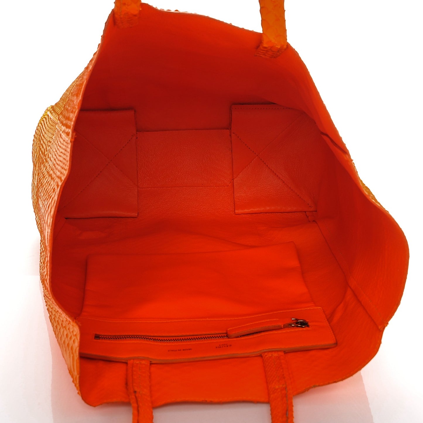 Python Vertical Cabas Fluo Orange