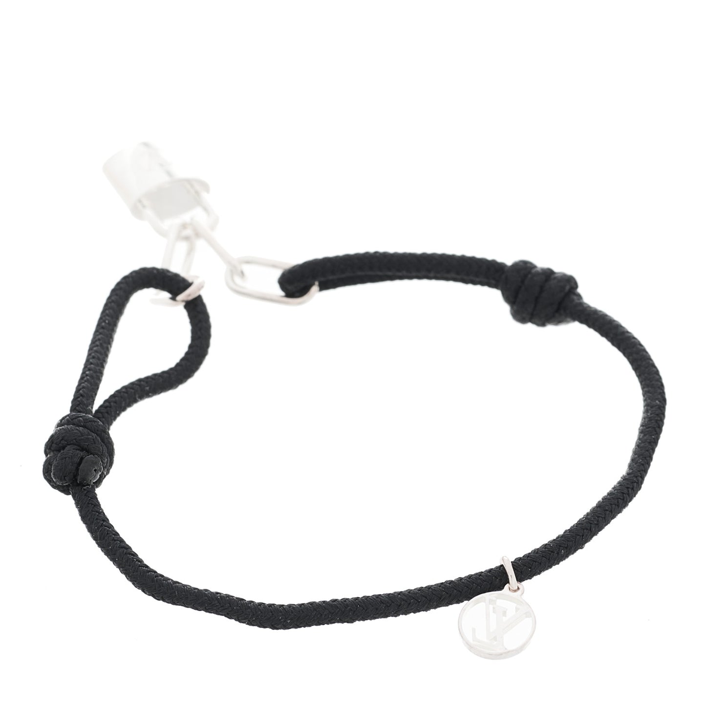 Sterling Silver Lockit Bracelet Black