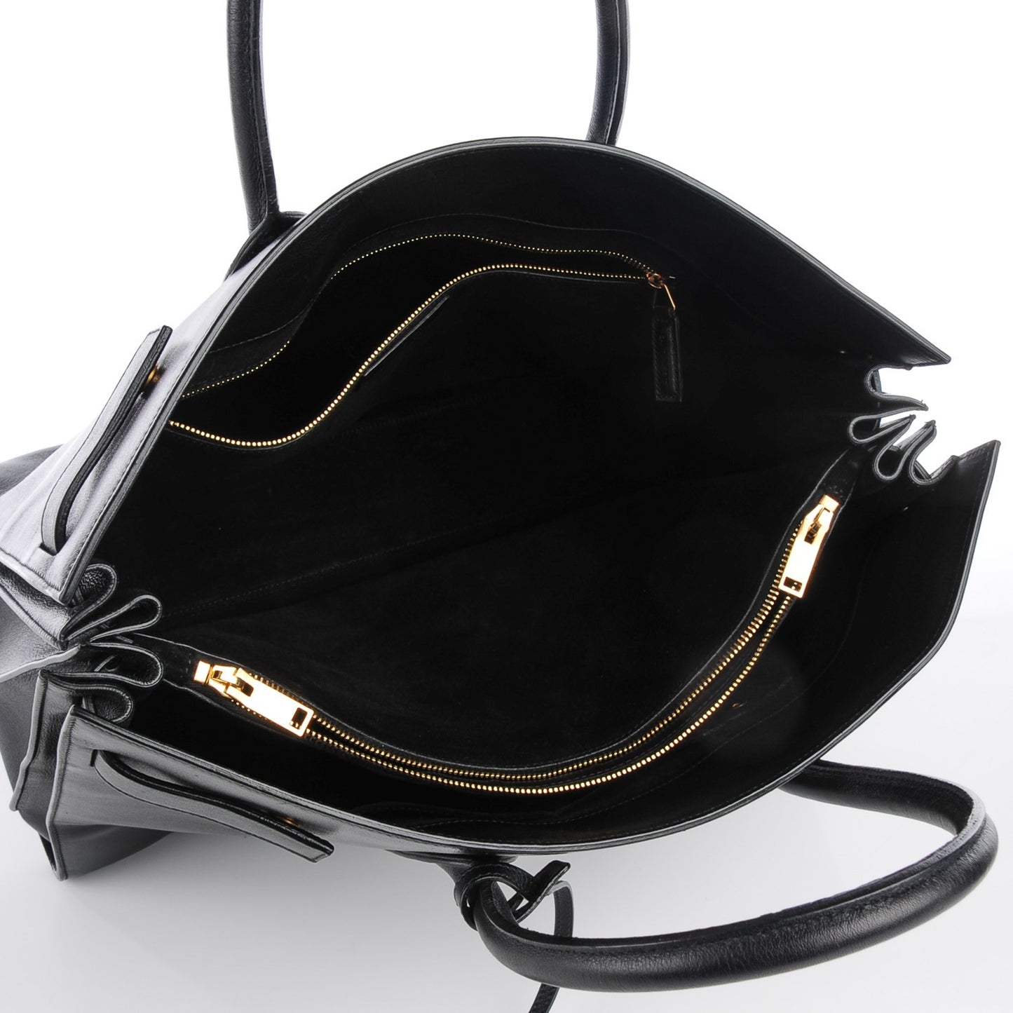 Calfskin Large Sac de Jour Carryall Black