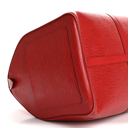 Louis Vuitton Epi Keepall 50 Castillan Red 8 of 20