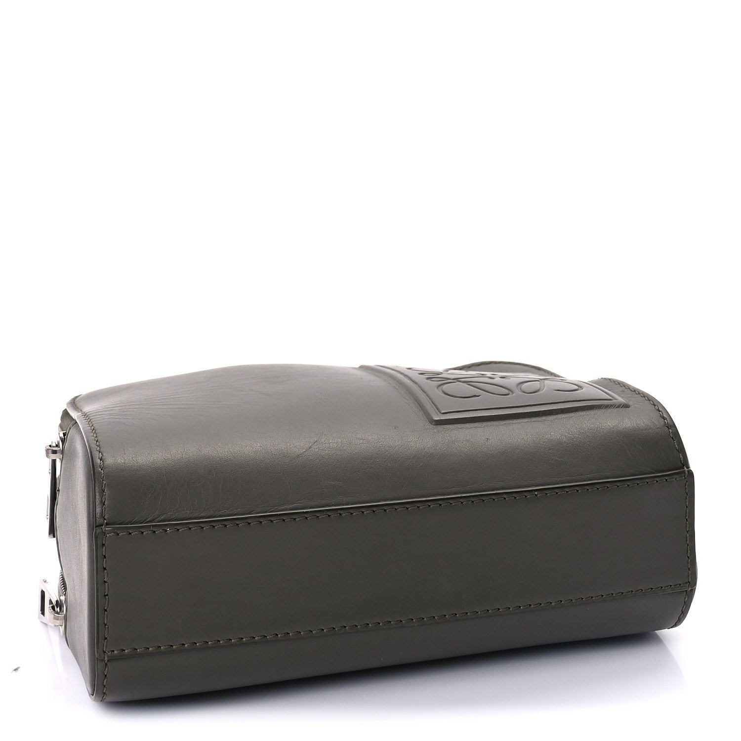 Loewe Satin Calfskin Mini Camera Bag Olive Green 3 of 8