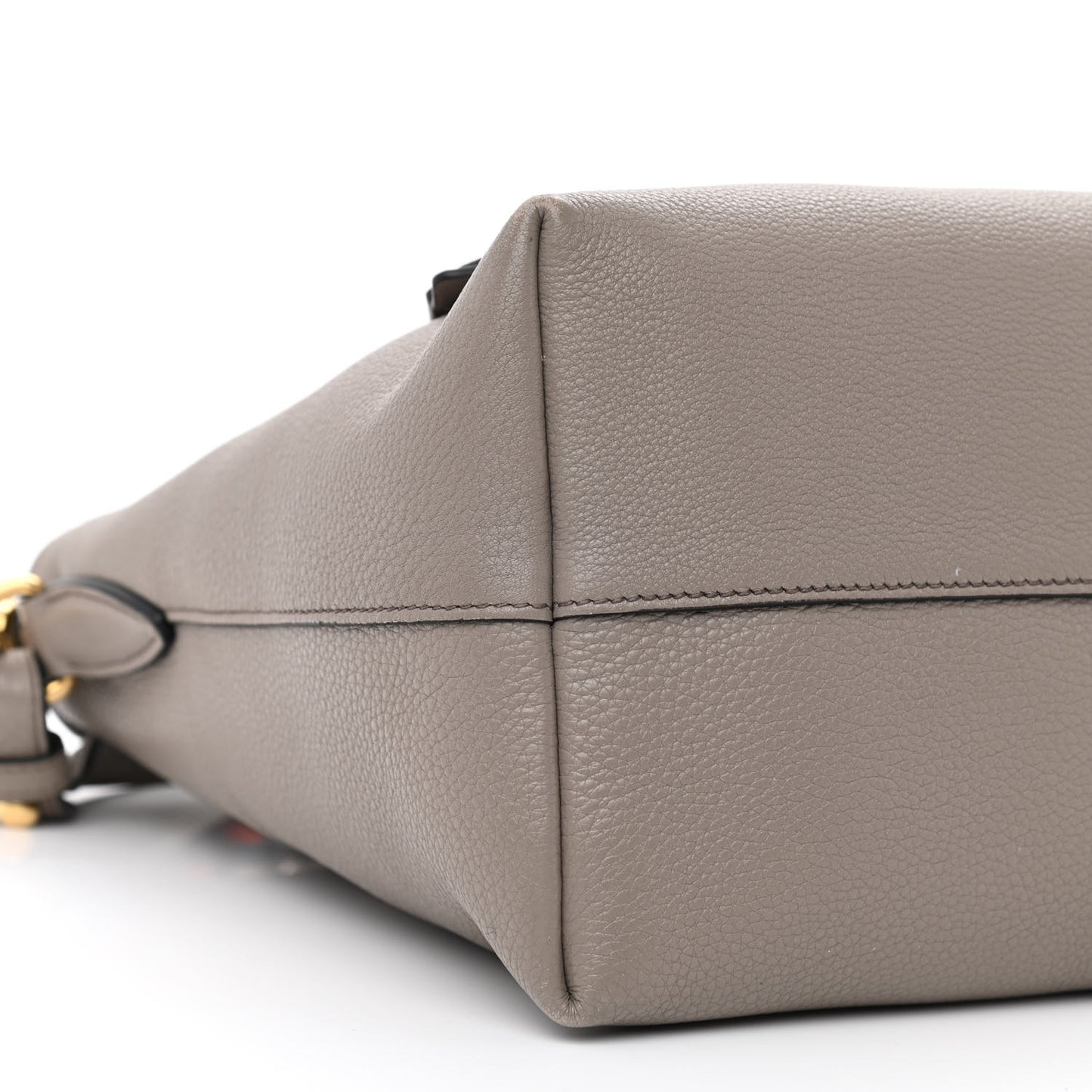 Vitello Daino Shoulder Bag Argilla