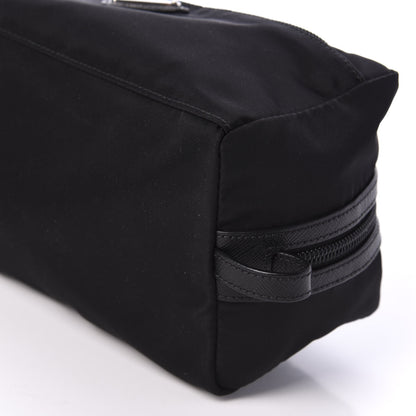 Prada Nylon Saffiano Toiletry Case Black 7 of 9