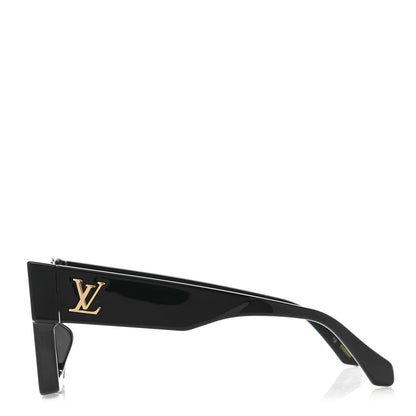 Louis Vuitton Acetate Cyclone Sunglasses Z1578E Black 4 of 9