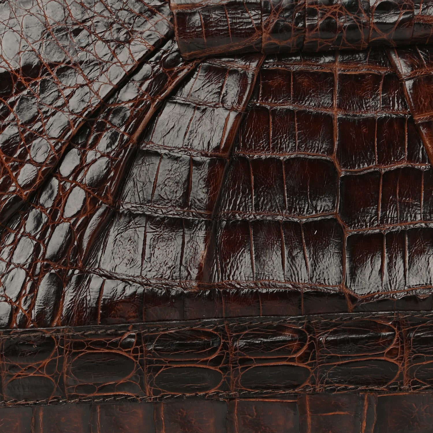 Nancy Gonzalez Crocodile Clutch Brown 22 of 26