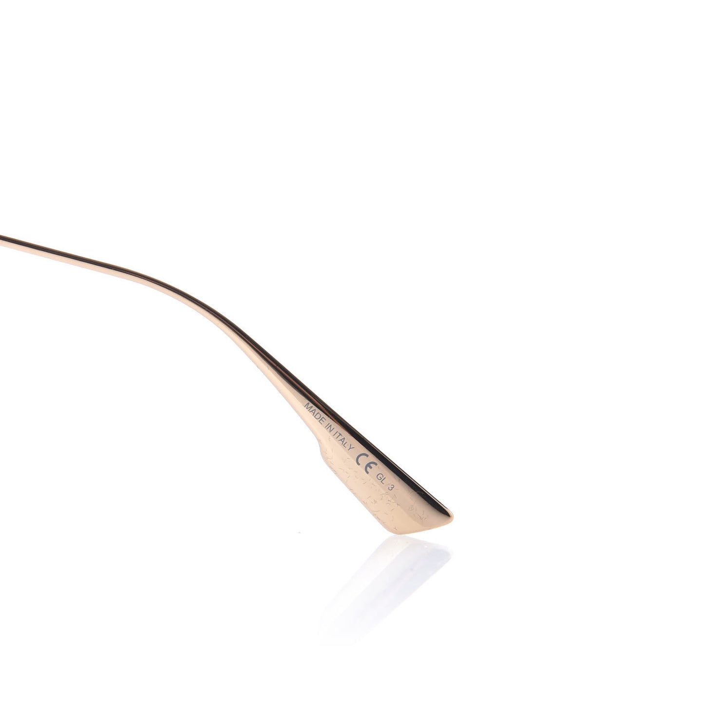 Rectangular 30 Montaigne 1 Sunglasses Black Gold