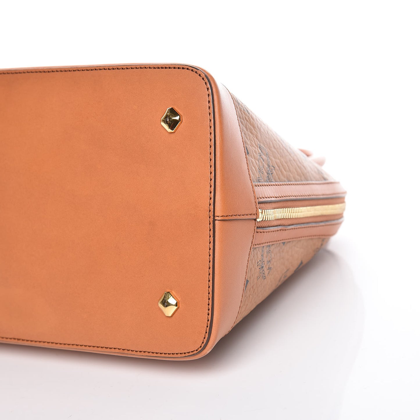 Visetos Heritage Bowler Bag Cognac