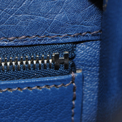 Hermes Ostrich Kelly Sellier 28 Bleu Roi 18 of 25