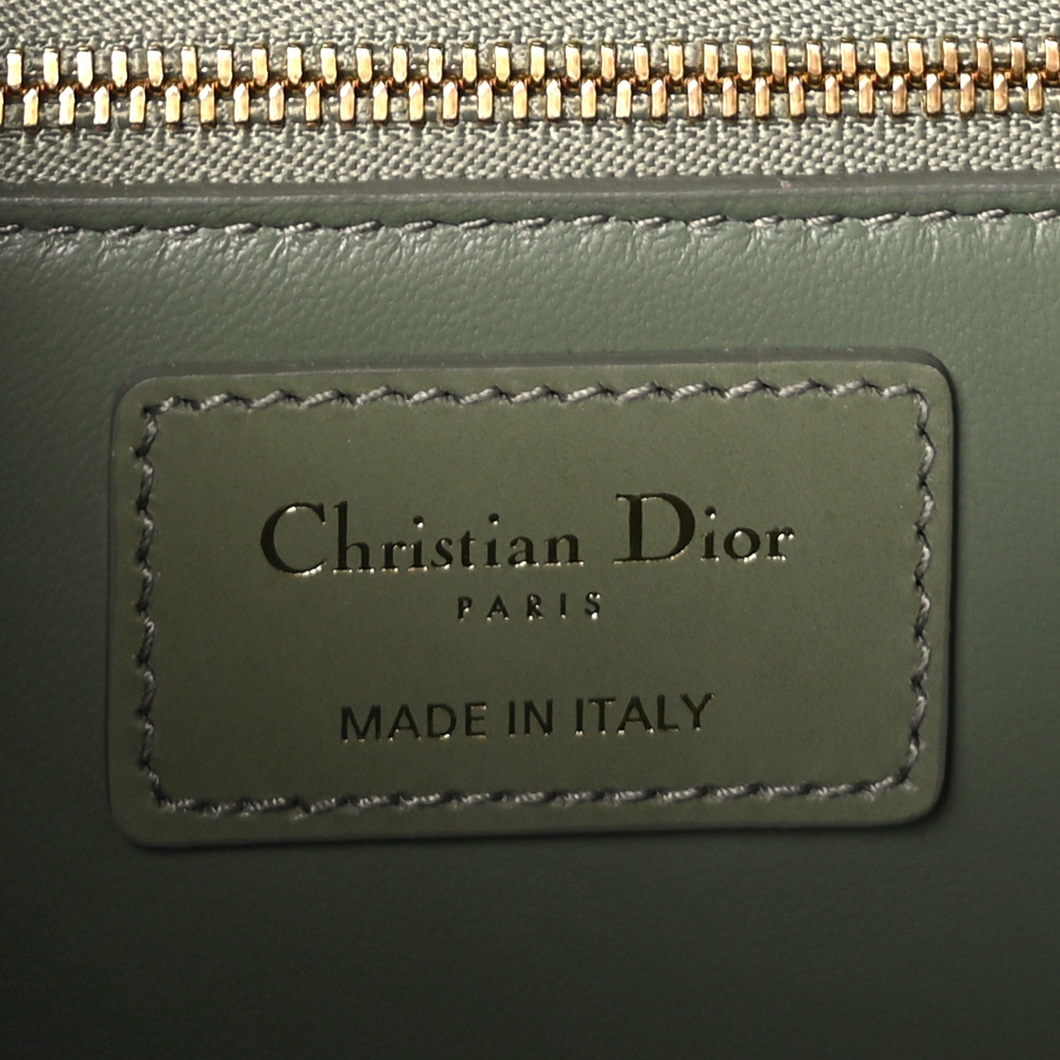 Christian Dior Smooth Calfskin 30 Montaigne Flap Bag Mint Green 5 of 8