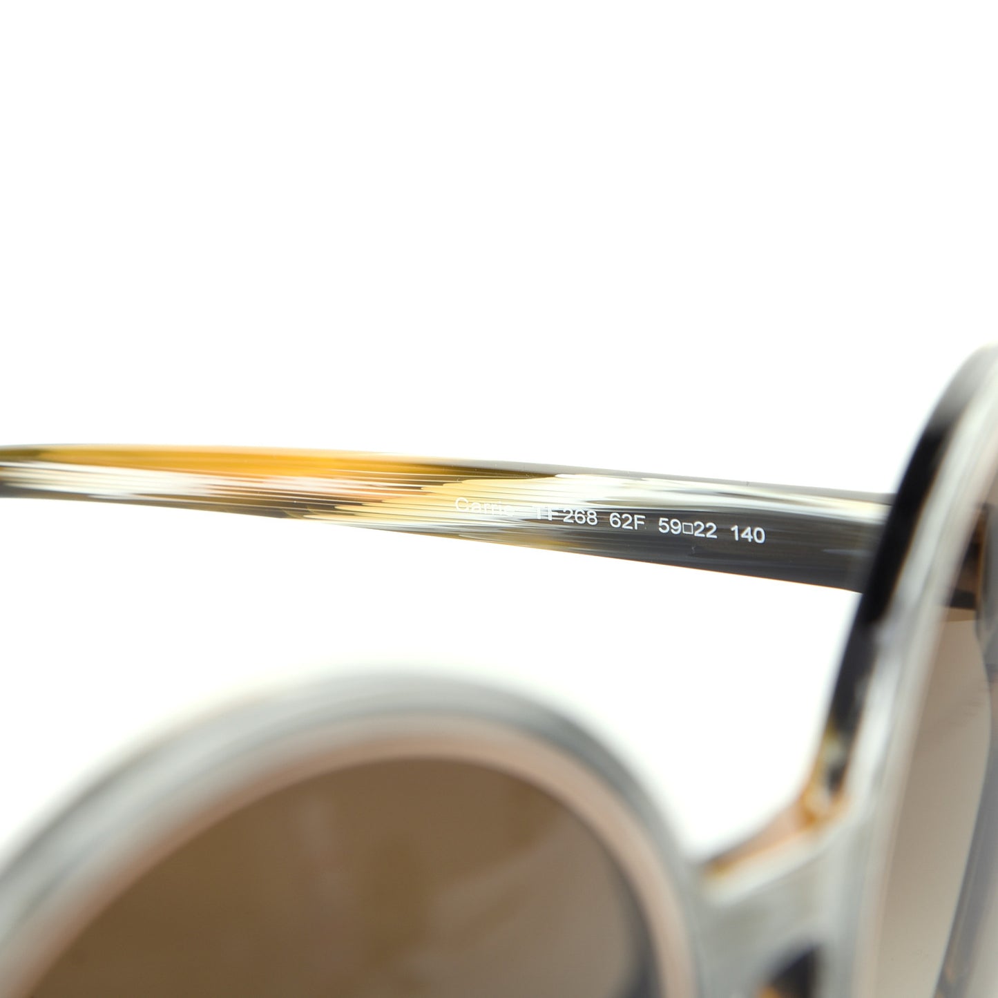 Acetate Carrie Sunglasses TF268 Grey Horn