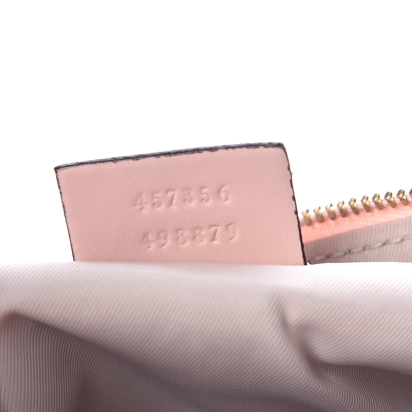 GG Supreme Monogram Soft Pouch Pink