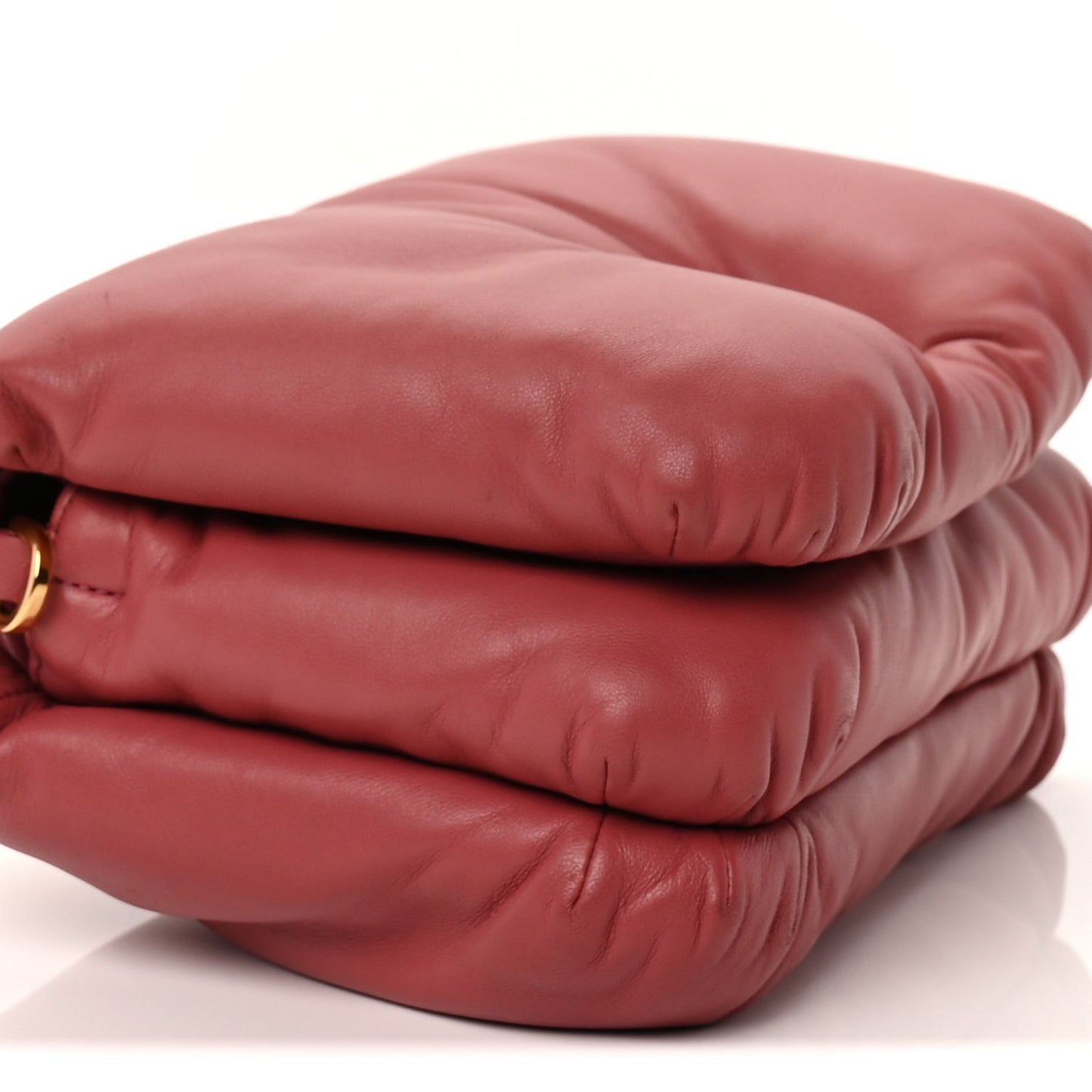 Lambskin Goya Puffer Bag Plumrose