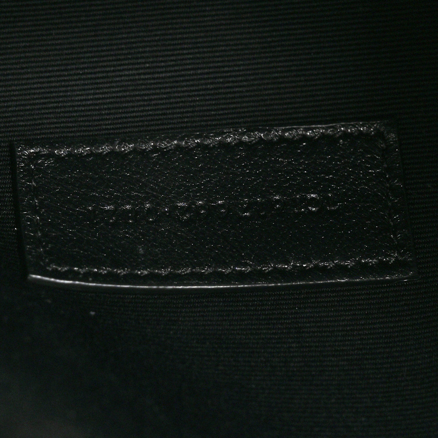 Saint Laurent Grain De Poudre Matelasse Chevron Monogram Envelope Clutch Black 7 of 11