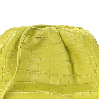 Bottega Veneta Crocodile The Mini Pouch Clutch Kiwi 6 of 7