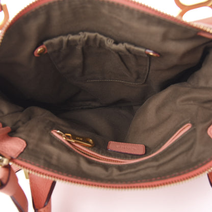 Chloe Calfskin Medium Marcie Satchel Coral Pop 4 of 11