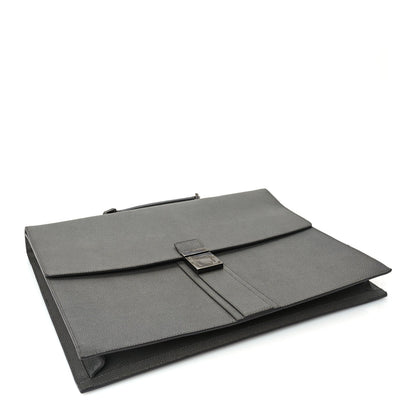 Burberry London Calfskin Blackford Briefcase Grey 3 of 8