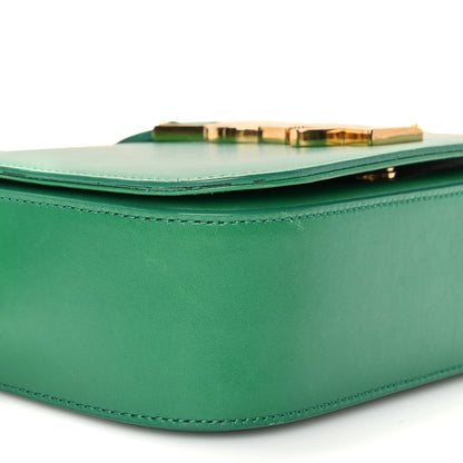 Saint Laurent Smooth Calfskin Small Monogram Université Shoulder Bag Green 10 of 11