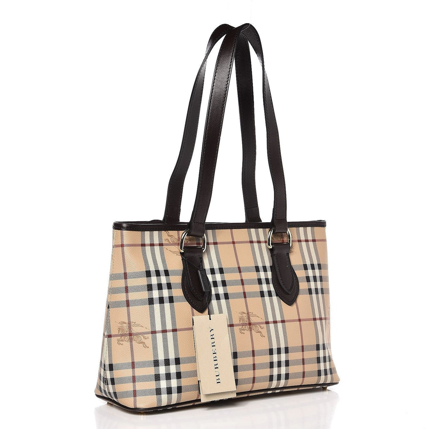Haymarket Check Medium Regent Tote Chocolate