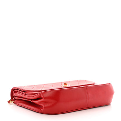 Chanel Lambskin Quilted Medium Single Flap Red 4 of 15