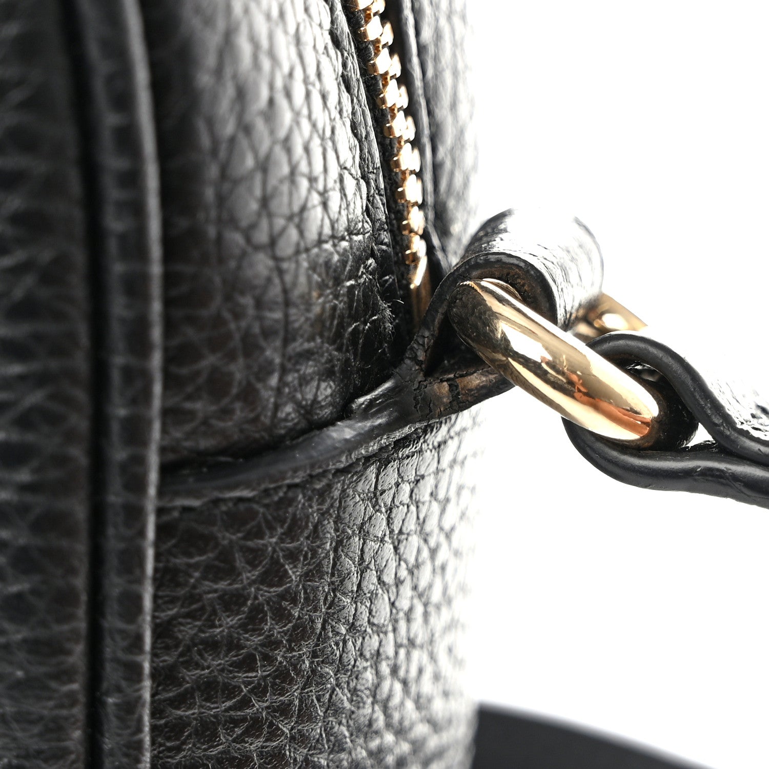 Gucci Pebbled Calfskin Small Soho Disco Bag Black 12 of 13