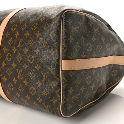 Louis Vuitton Monogram Keepall Bandouliere 55 9 of 13