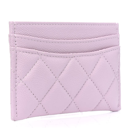 Chanel Caviar Quilted Card Holder Light Pink 2 of 4