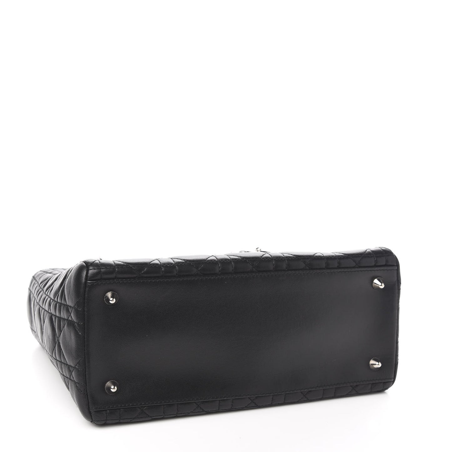 Lambskin Cannage Medium Lady Dior Black