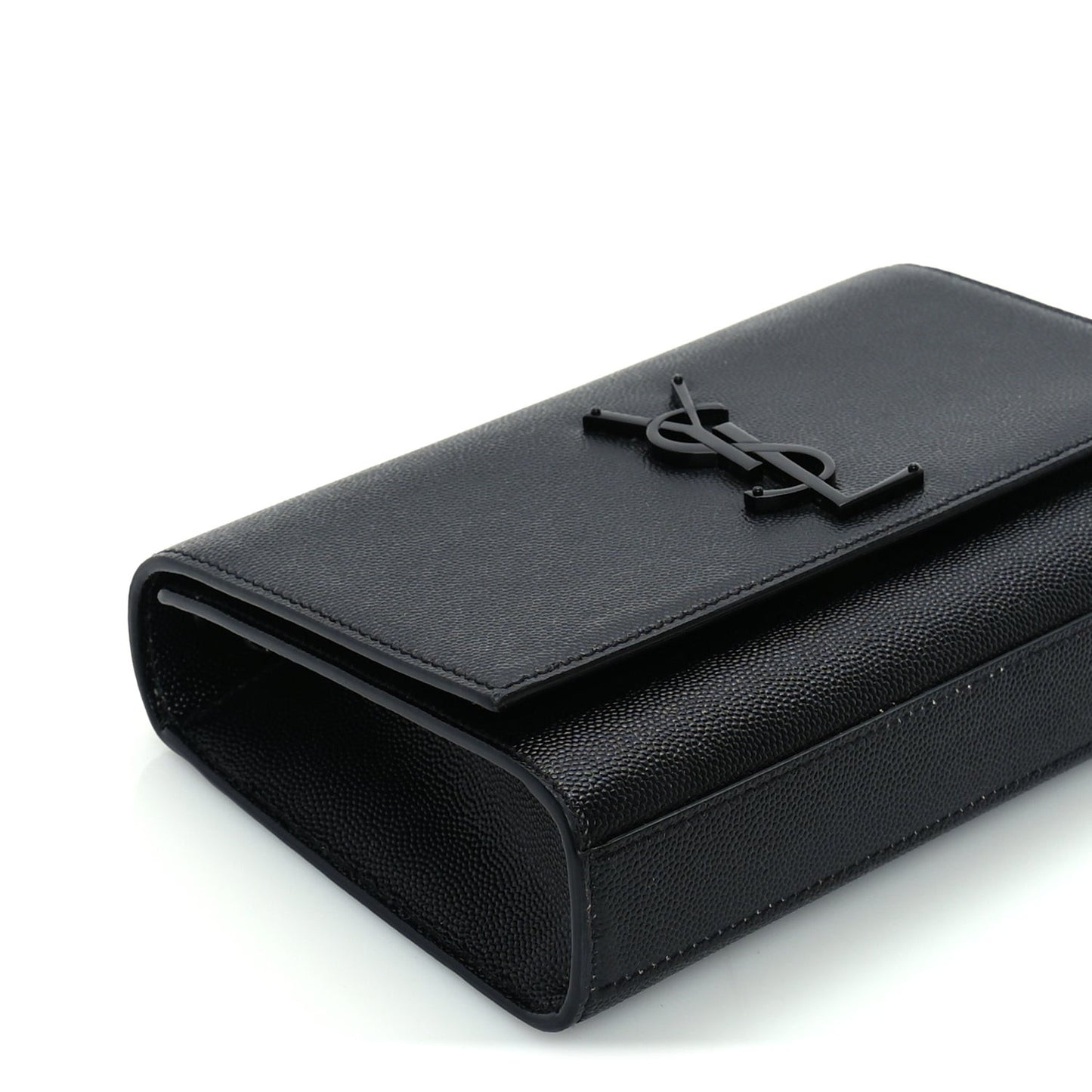 Grain De Poudre Small Monogram Monochrome Kate Satchel  Black