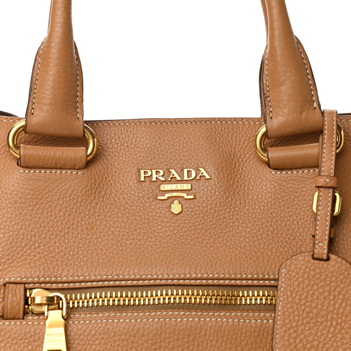 Vitello Daino Shopping Tote Sughero