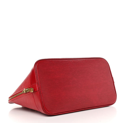 Louis Vuitton Epi Alma PM Castillan Red 3 of 10
