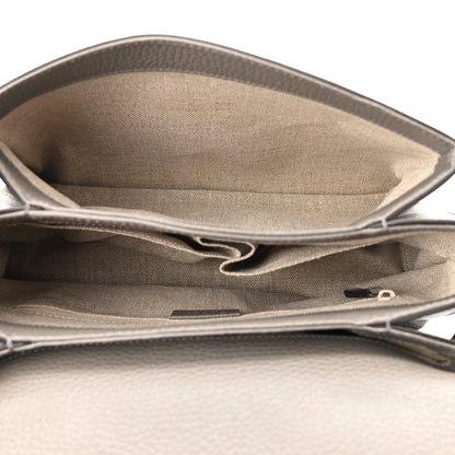 Gucci Dollar Calfskin Interlocking G Top Handle Shoulder Bag Loess 5 of 10