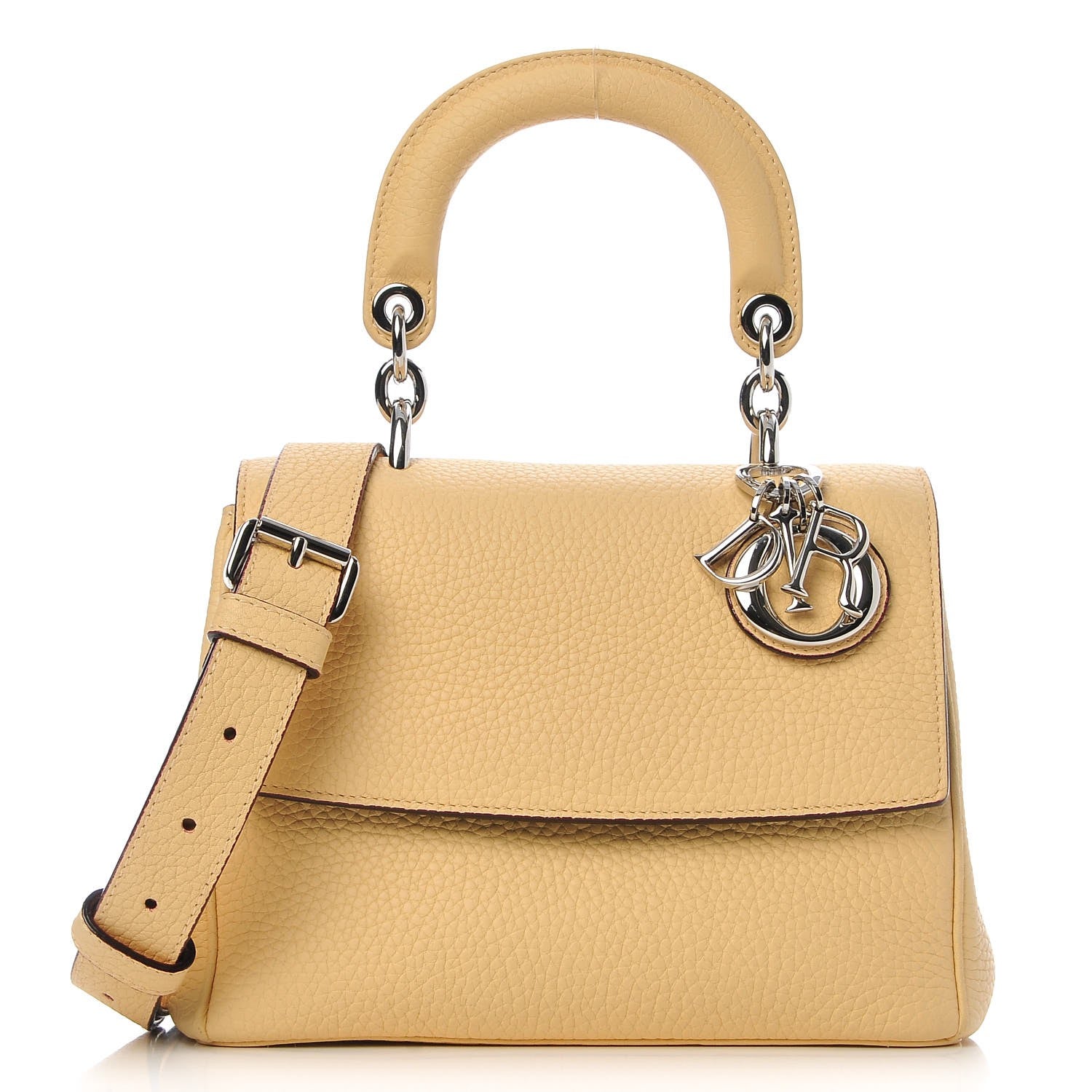 Christian Dior Bullcalf Mini Be Dior Flap Yellow 1 of 13