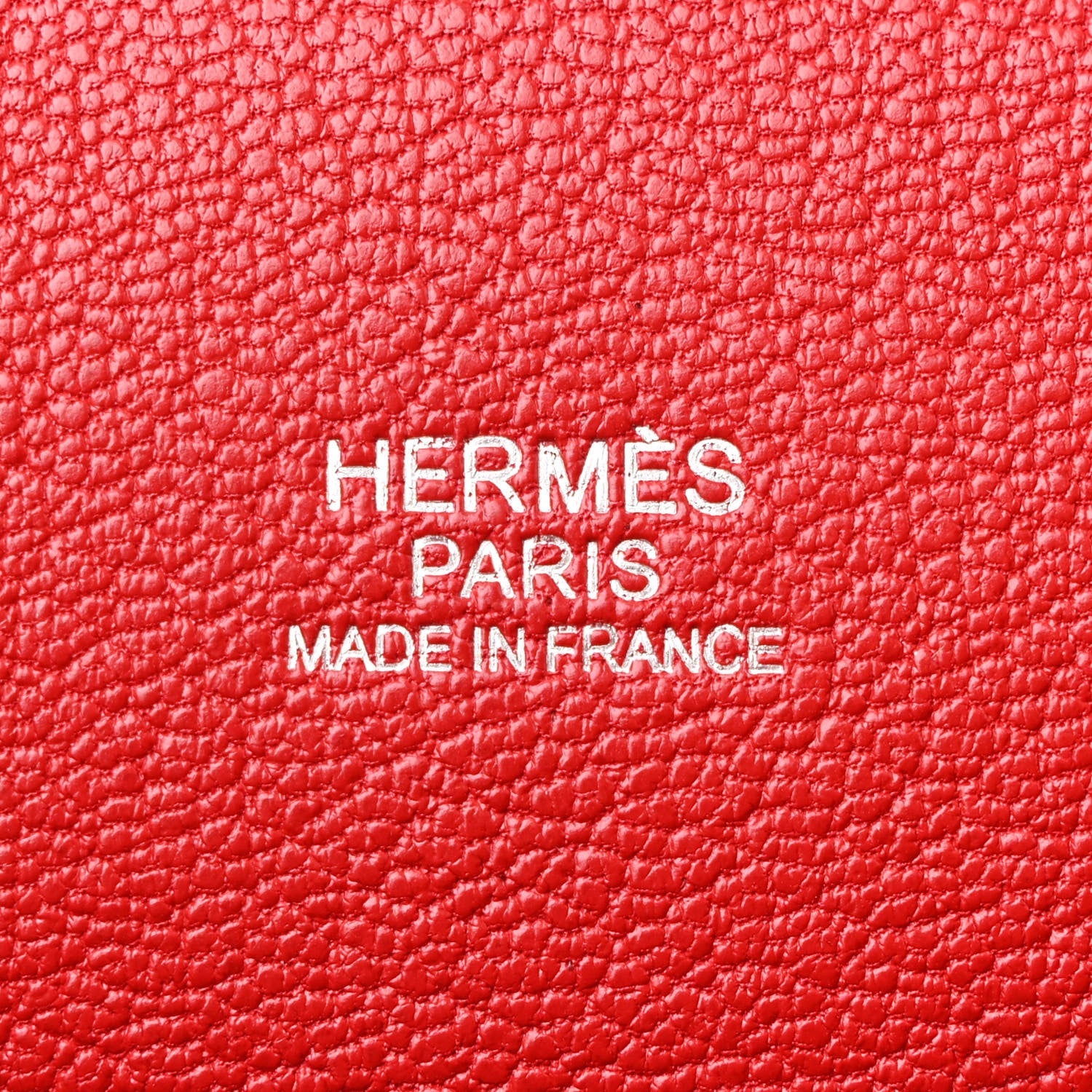 Hermes Taurillon Clemence Bi-Color Jypsiere 28 Rouge H Rouge Casaque 6 of 7
