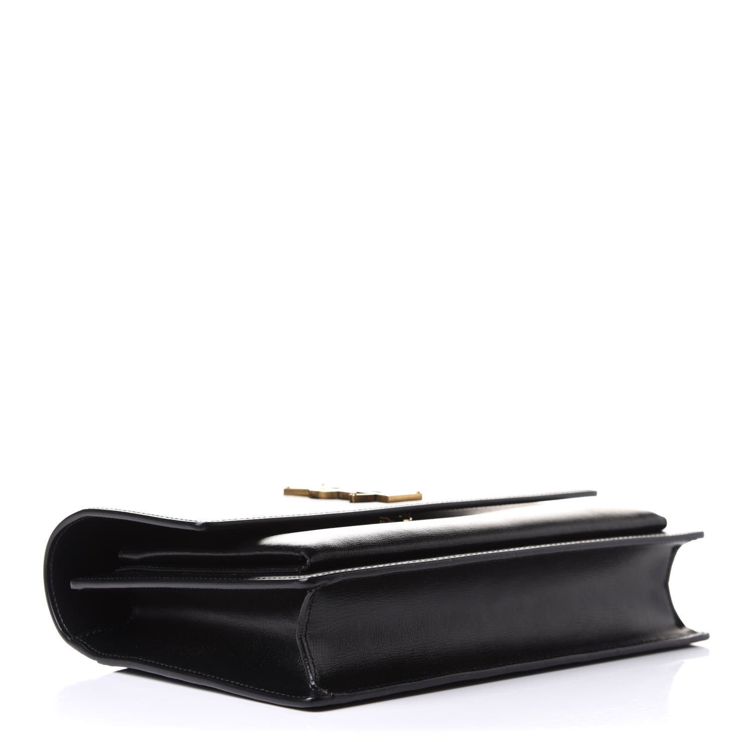 Saint Laurent Smooth Calfskin Medium Monogram Sunset Satchel Black 4 of 11