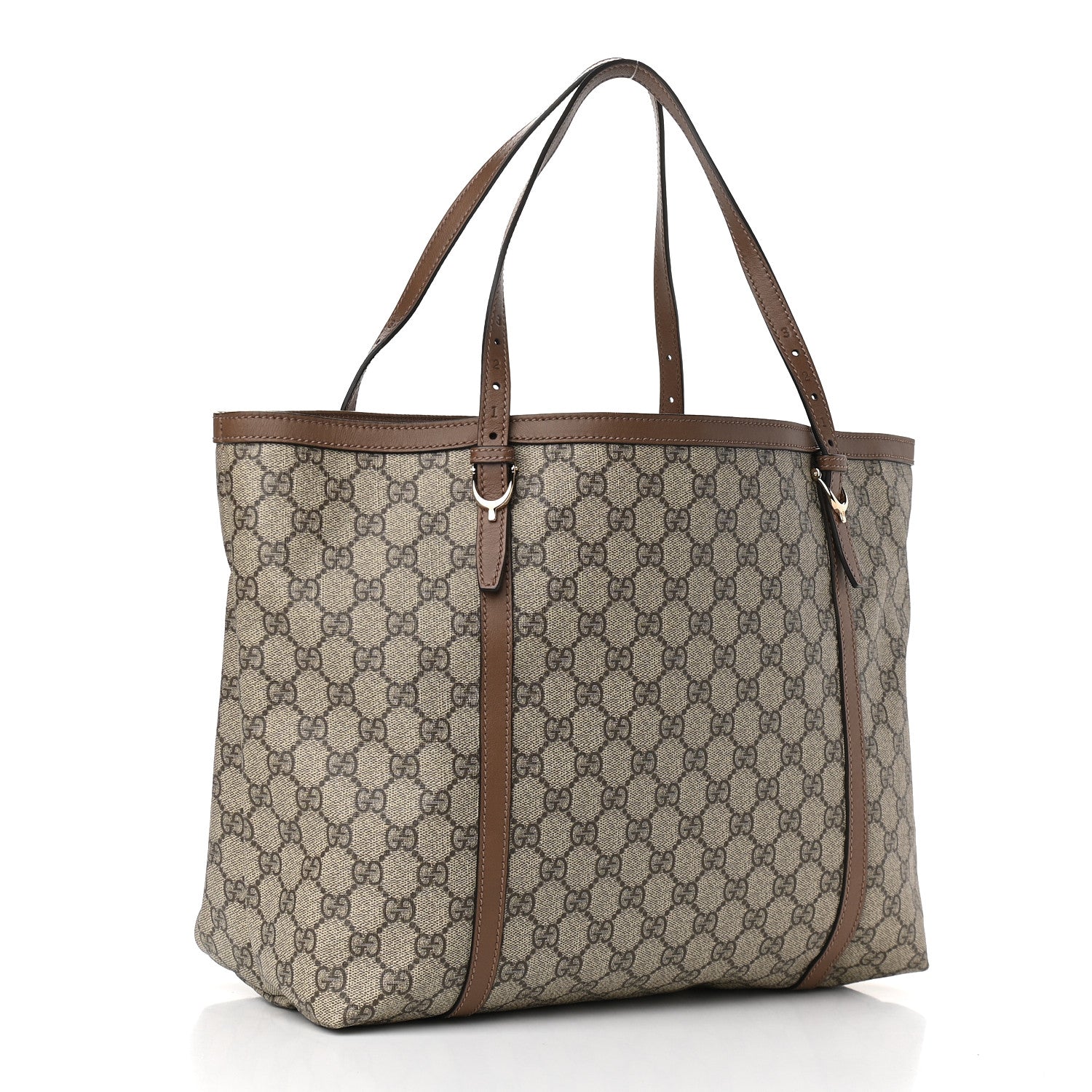 Gucci GG Supreme Monogram Medium Nice Tote Brown 2 of 8