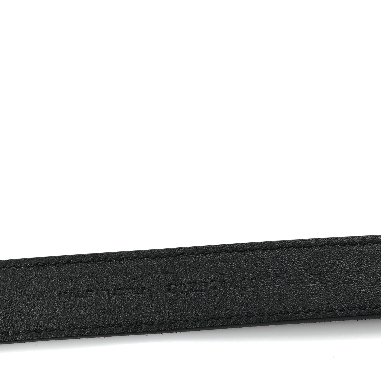 Saint Laurent Suede Calfskin Monogram Square Buckle Belt 85 34 Black 4 of 5