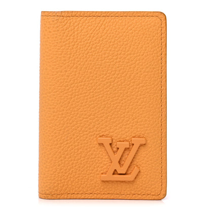 Louis Vuitton Grained Calfskin Aerogram Pocket Organizer Safran 1 of 6
