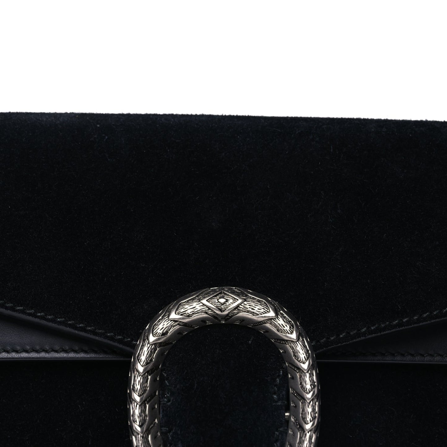 Suede Small Dionysus Shoulder Bag Black
