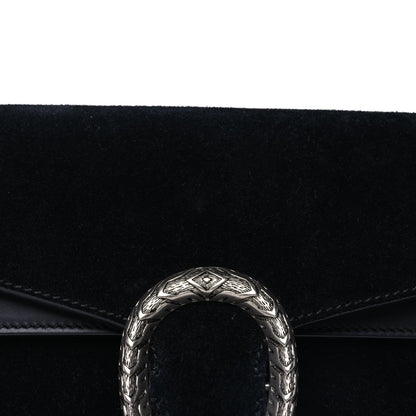 Gucci Suede Small Dionysus Shoulder Bag Black 6 of 8