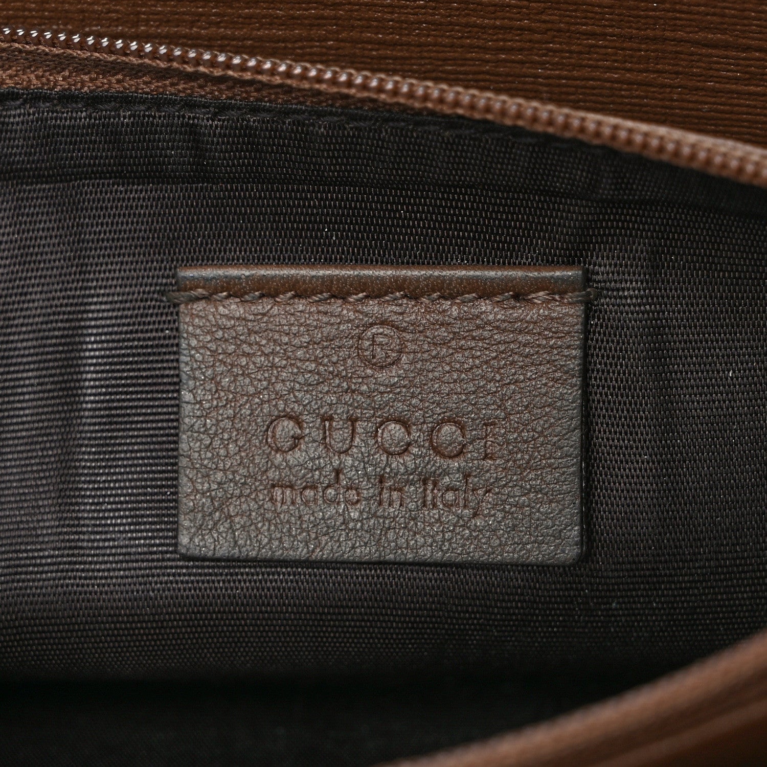 Gucci GG Supreme Monogram Nice Zip Around Wallet Maple Brown 6 of 8