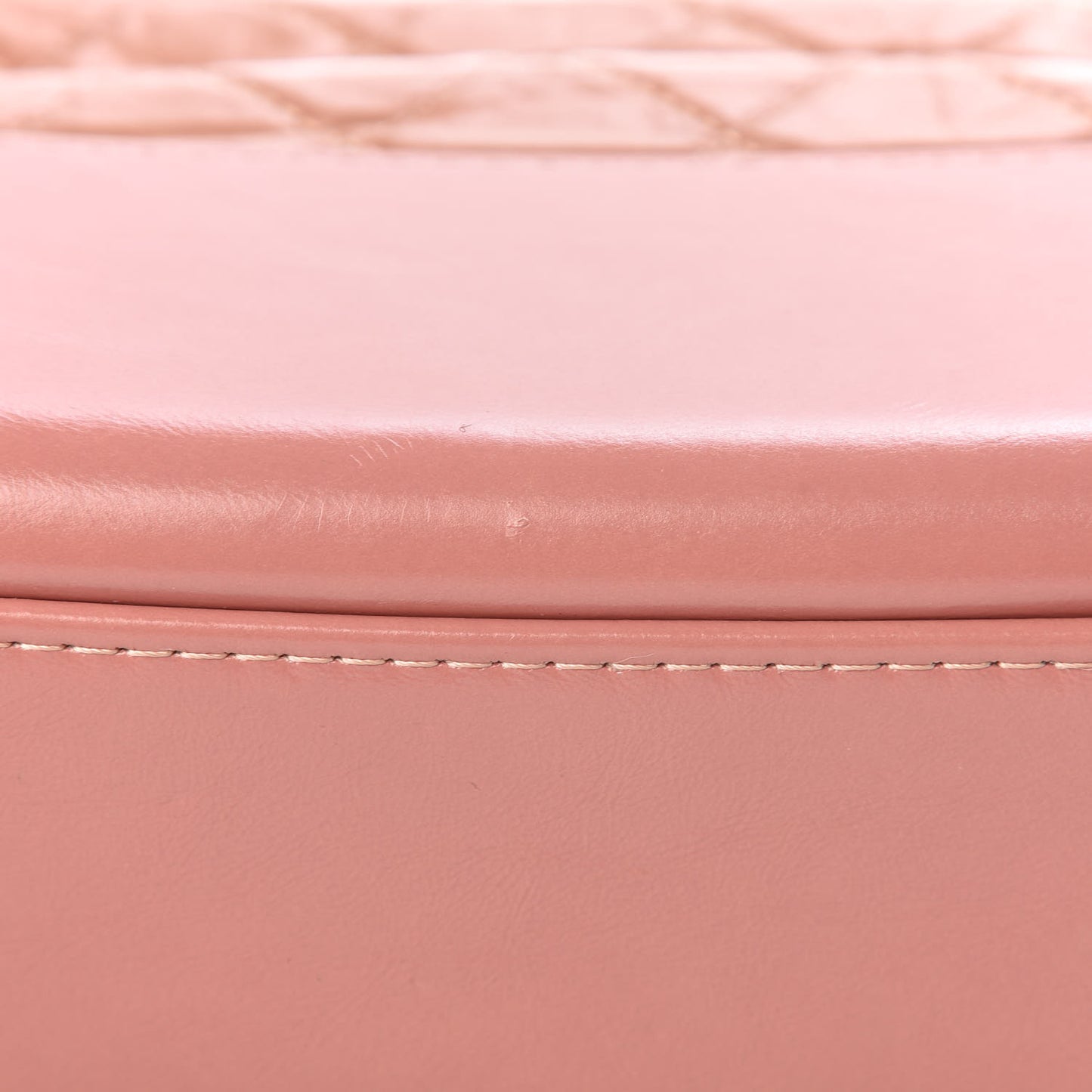 Aged Calfskin Quilted Medium Gabrielle Hobo Pink