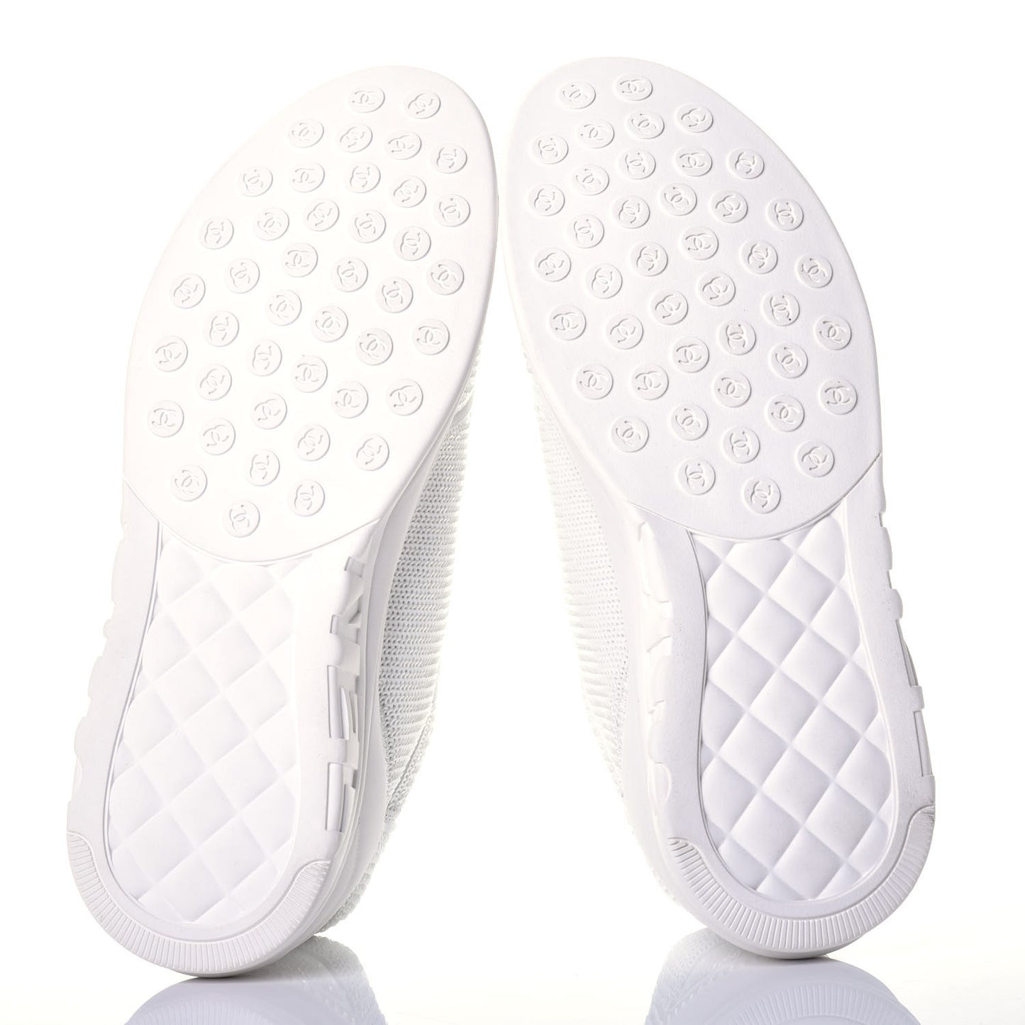 Sequin CC Sneakers 42 White