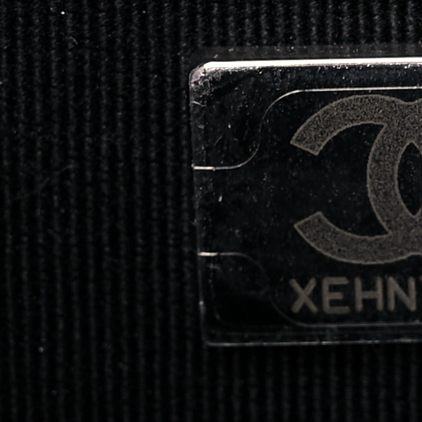 Caviar Quilted Wallet With Charms On Chain WOC Black