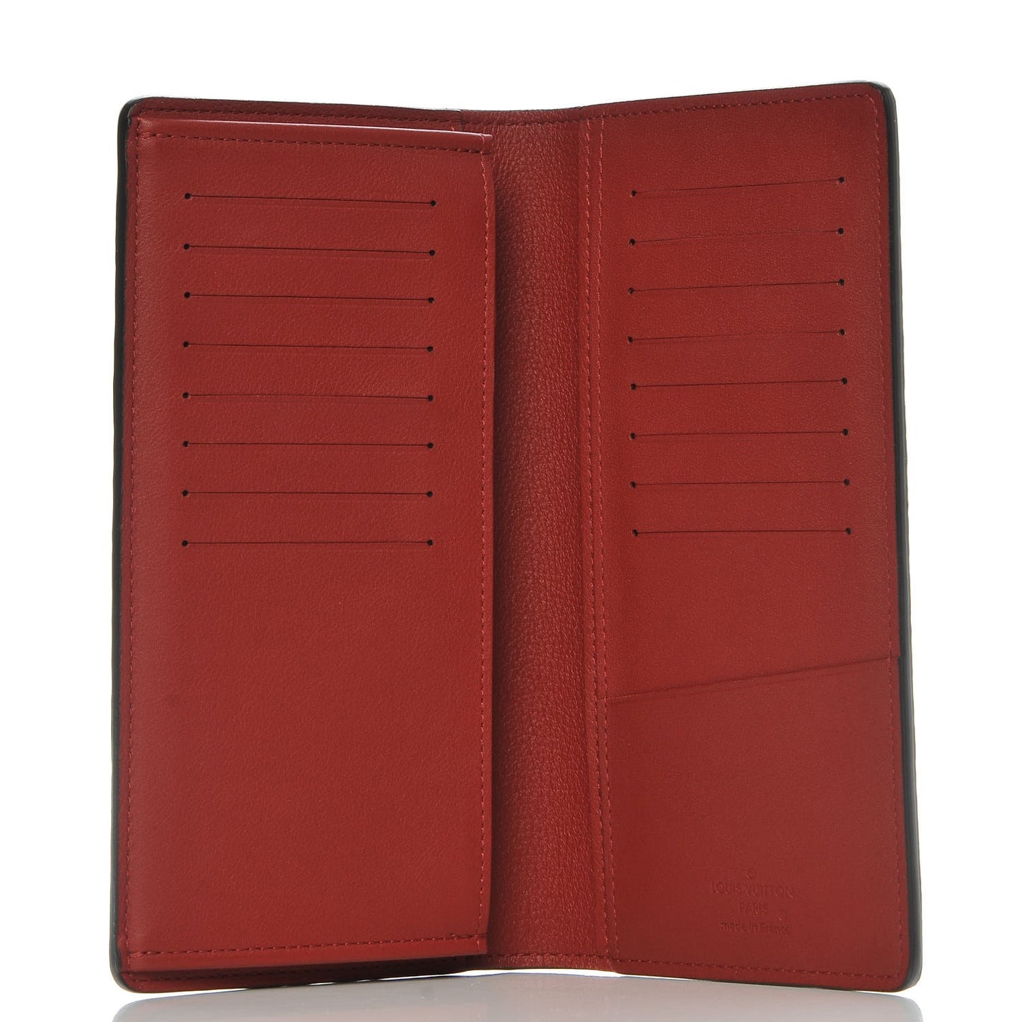 Taurillon Brazza Wallet Rouge