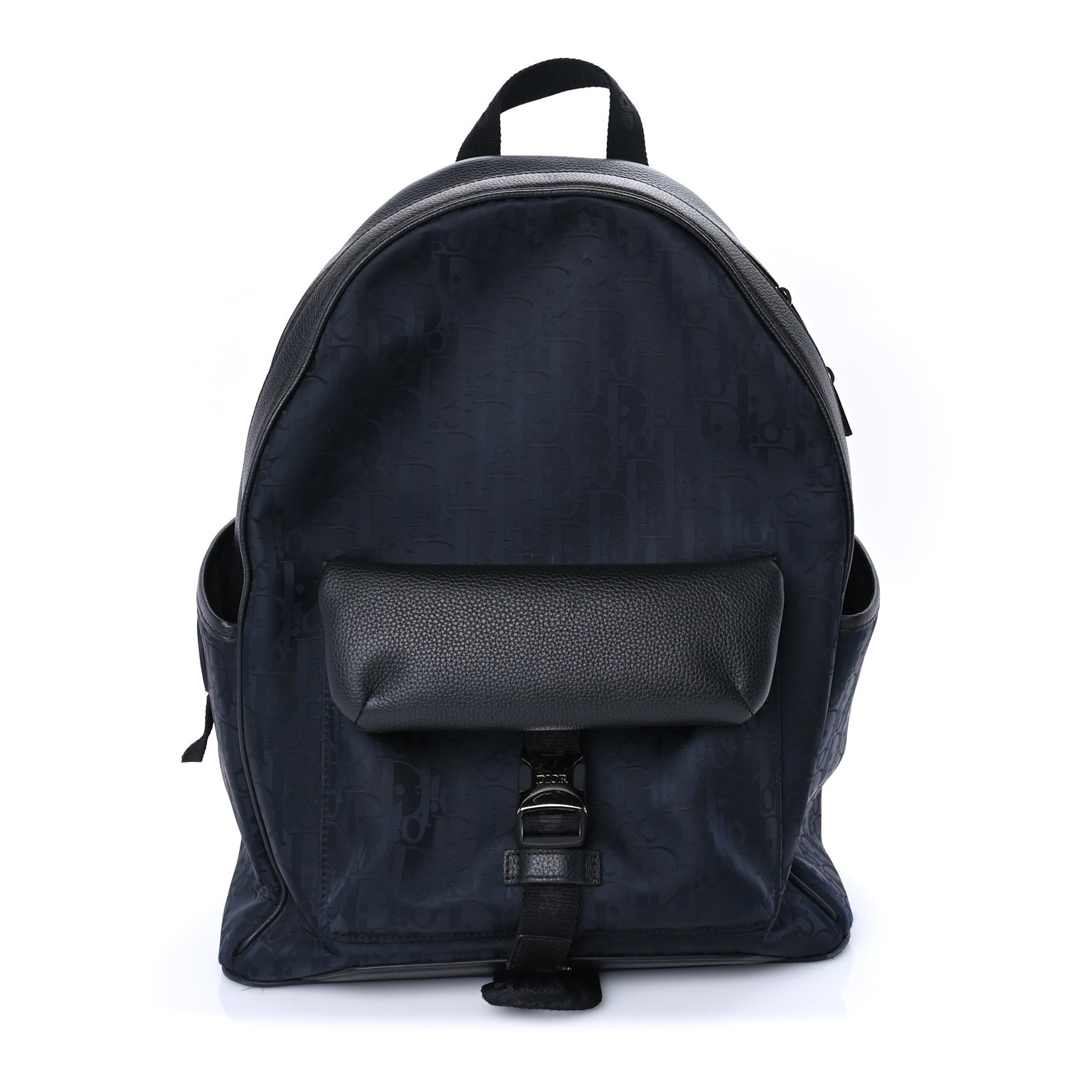 Christian Dior Oblique Galaxy Calfskin Backpack  Black 1 of 7