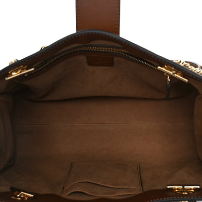 Gucci GG Supreme Monogram Medium Padlock Tote Beige Cuir 5 of 9