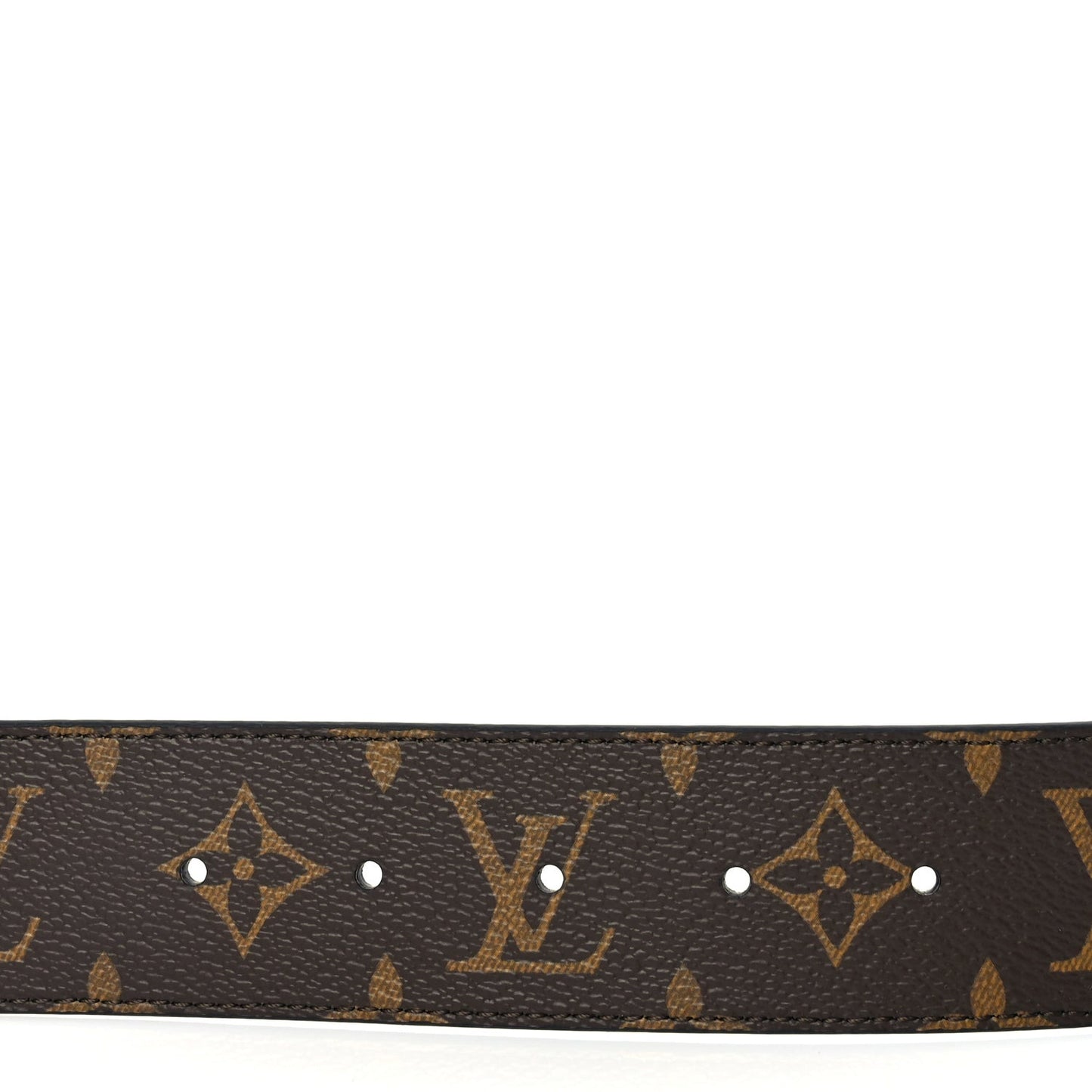 Calfskin Monogram 40mm LV Initiales Reversible Belt 90 36 Black