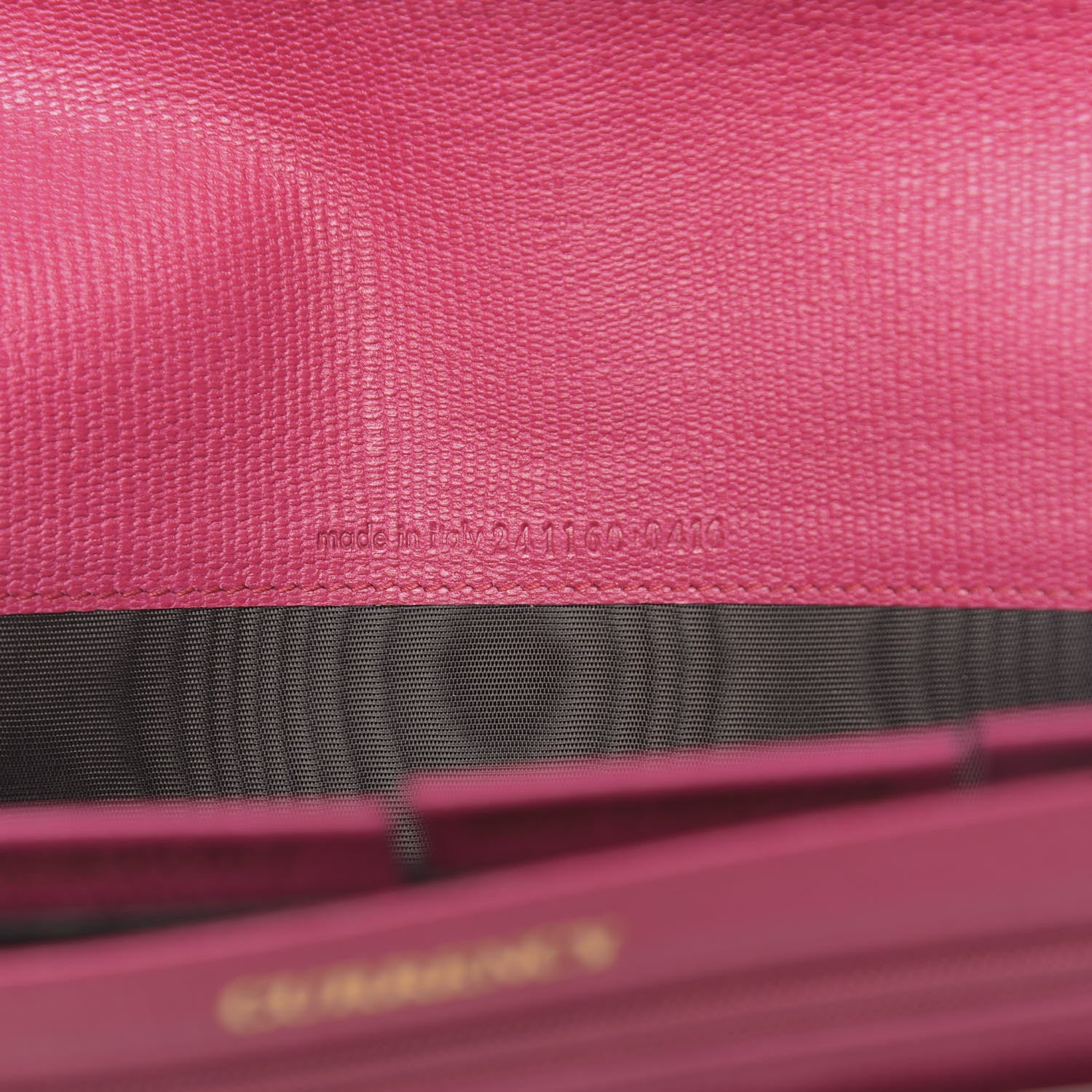 Saint Laurent Textured Calfskin Classic Y Document Case Clutch Fuchsia 8 of 10